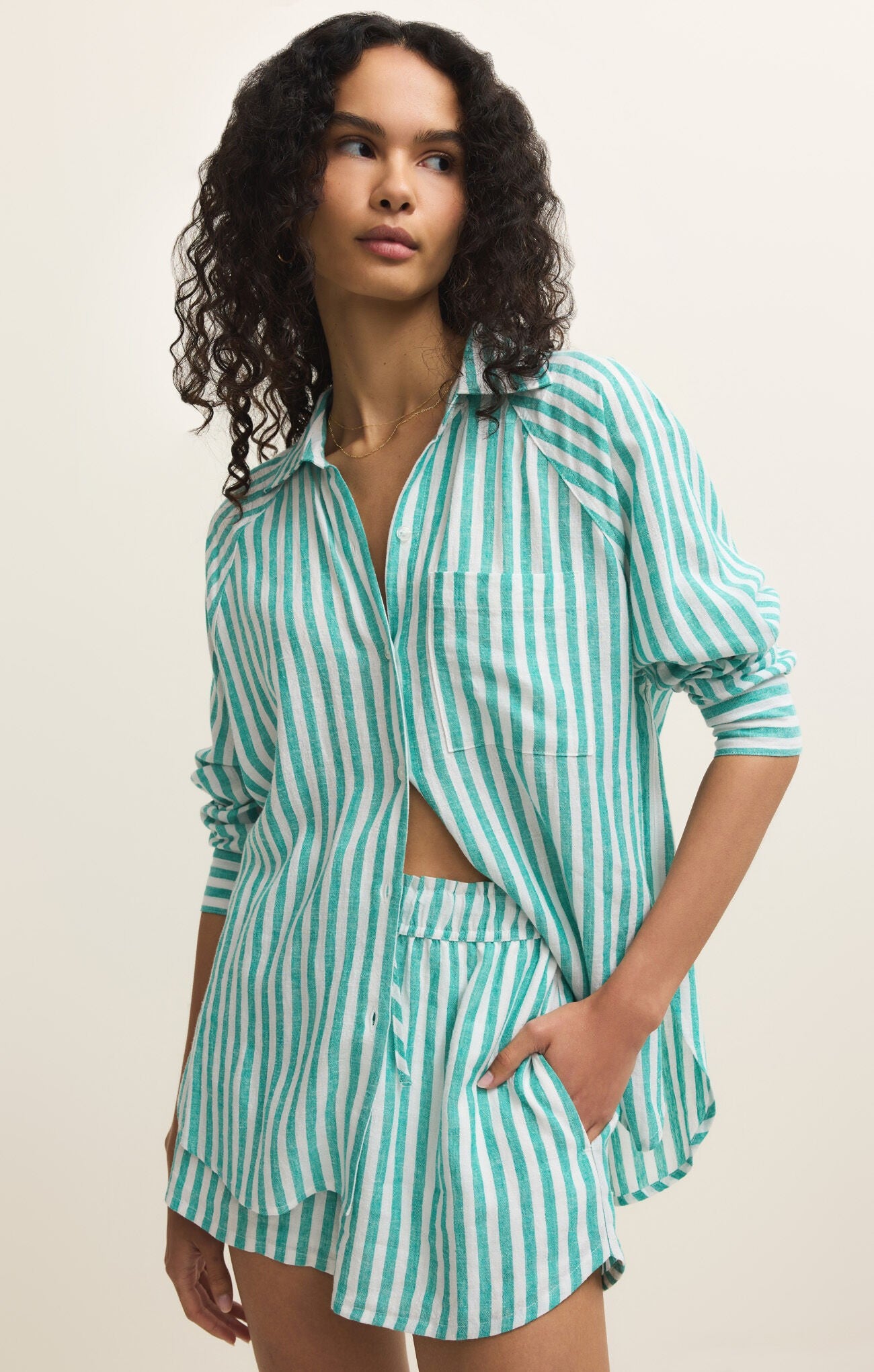 Z Supply Perfect Line Striped Top | Painted Lady Collection